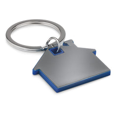 Llavero con Forma de Casa de Acero Inoxidable y ABS