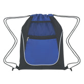 Morral Deportivo de PLPES y Non-Woven con Cordón y Bolsillos Dobles