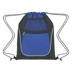 Morral Deportivo de PLPES y Non-Woven con Cordón y Bolsillos Dobles