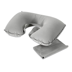 Almohada de Viaje Inflable de PVC en Estuche de Terciopelo