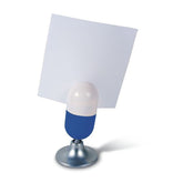 Portanotas de Plástico en Forma de Cápsula con Base Metálica