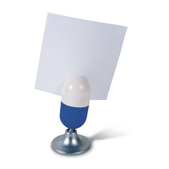 Portanotas de Plástico en Forma de Cápsula con Base Metálica