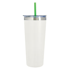 Vaso Térmico Colma de Acero Inoxidable con Tapa y Popote 24 Oz.