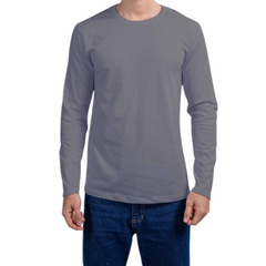 Playera Hombre - MANGA LARGA - CUELLO REDONDO.
