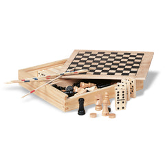 Caja de Madera con 4 Juegos