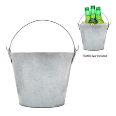 Cubeta para Bebidas de Acero Galvanizado 5 L con Destapador de Botellas 2 en 1