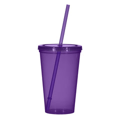 Vaso de PP con Popote 20 Oz.