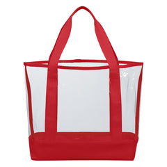 Bolsa de Mano Clear Casual de PVC y PLPES
