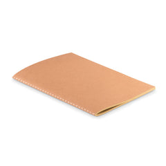Cuaderno A5 con Cubierta de Cartón y Hojas Recicladas