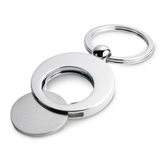 Llavero de Metal con Formas Circulares