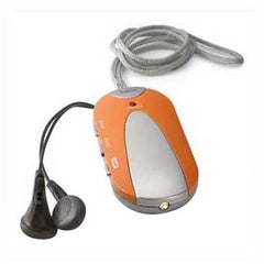 Radio FM Portátil de Plástico con Audífonos 2 en 1