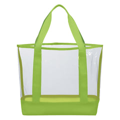 Bolsa de Mano Clear Casual de PVC y PLPES