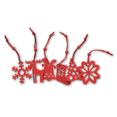Adornos de Fieltro para Árbol de Navidad 6 pzs.