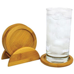 Portavasos Set Coasters Bamboo