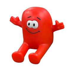 Antiestrés en Forma de Muñeco con Soporte para Teléfono 2 en 1