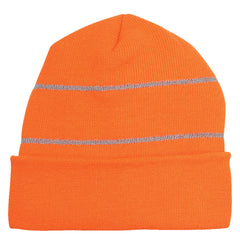 Gorro Tejido con Rayas Reflejantes de Acrílico