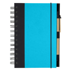 Libreta de Espiral con Bolígrafo Ecológicos 2 en 1