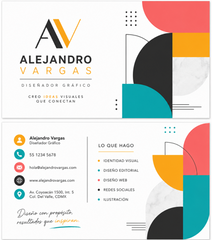 Tarjetas de Presentación Premium Laminadas Mate - Impresión Full Color doble cara