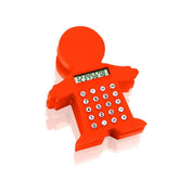 Calculadora en Forma de Niño de Plástico con Pantalla LCD