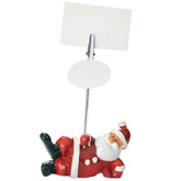 Santa Claus Portanotas de Poliresina para Escritorio con Clip