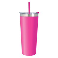 Vaso Térmico Colma de Acero Inoxidable con Popote 24 Oz.