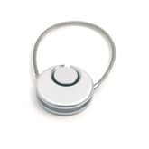Llavero Redondo de Aluminio con Cable