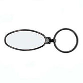 Llavero de Metal con Etiqueta de Plástico para Impresión 2 en 1