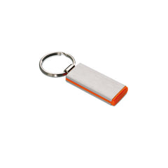 Llavero de Metal con Etiqueta de Plástico y Aluminio 2 en 1
