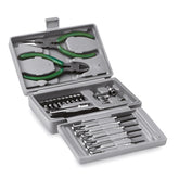 Set de Herramientas de 25 Piezas de Metal en Caja de Plástico