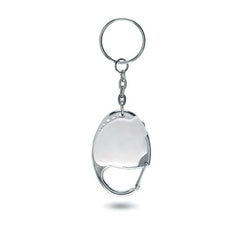 Llavero de Metal y Plástico con Luz 2 en 1