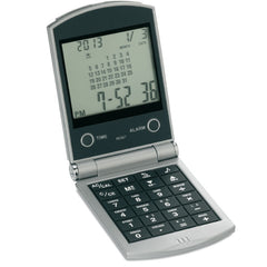 Reloj Digital de Plástico con Calculadora, Alarma y Horario Mundial 4 en 1