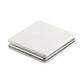 Espejo Doble de Forma Cuadrada en Funda de PU