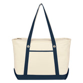 Bolsa de Mano Grande de Algodón