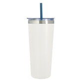 Vaso Térmico Colma de Acero Inoxidable con Tapa y Popote 24 Oz.