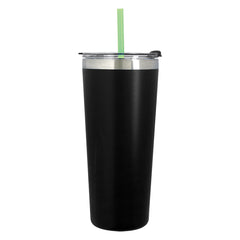 Vaso Térmico Colma de Acero Inoxidable con Tapa y Popote 24 Oz.