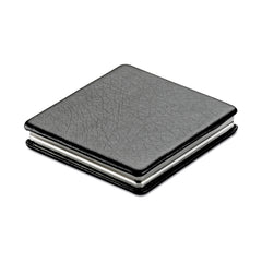 Espejo Doble de Forma Cuadrada en Funda de PU