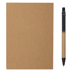 Bloc de Notas con Bolígrafo, Tarjetero y Banderas Adhesivas 4 en 1