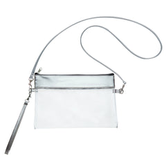 Bolsa Clear de PVC con Muñequera y Correa para el Hombro