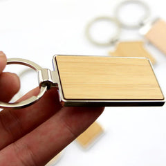 Llavero Rectangular Bamboo