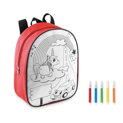 Mochila para Colorear de PLPES con 5 Plumones