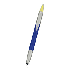 Bolígrafo con Lápiz Óptico y Marcatextos 3 en 1
