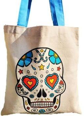 BOLSA DE FABRICACION NACIONAL DIA DE MUERTOS.