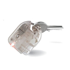 Llavero de Seguridad Tipo Candado de Metal y Plástico con Luz 2 en 1