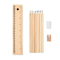 Set de Papelería en Estuche de Madera