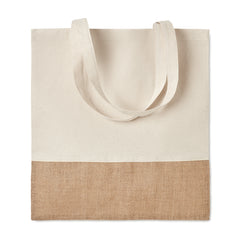 Bolsa de Mano para Compras de Algodón y Yute