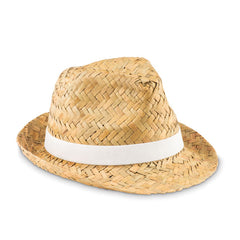Sombrero de Paja Natural con Banda de PLPES