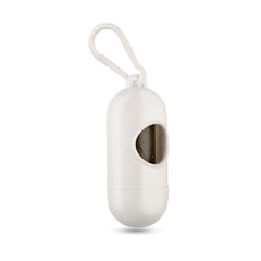 Contenedor de Bolsas de Plástico para Mascotas con Mosquetón y Bolsas de Basura de PE 3 en 1
