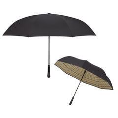 Paraguas Invertido con Apertura Manual de Tela Pongee 48