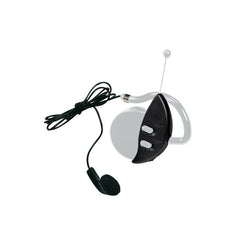 Radio Portátil FM de Plástico con Audífonos 2 en 1
