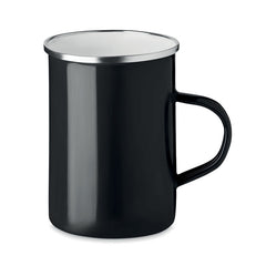 Taza metal con capa de esmalte